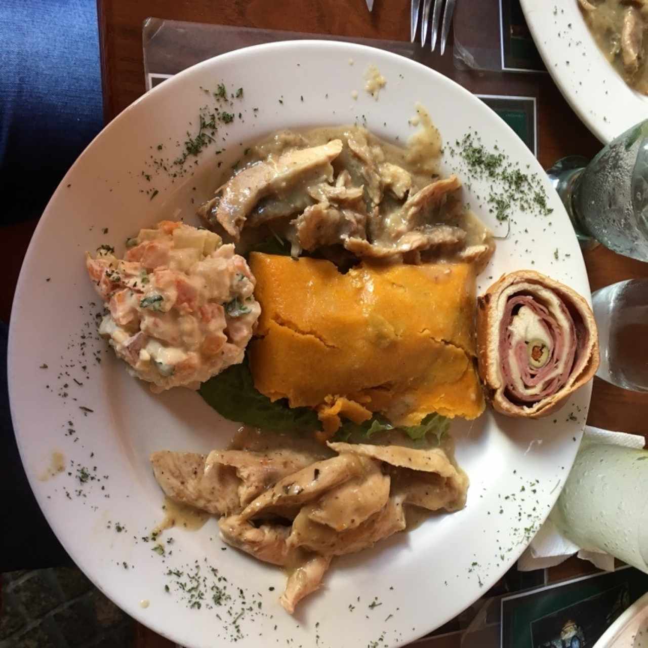 plato navideño 