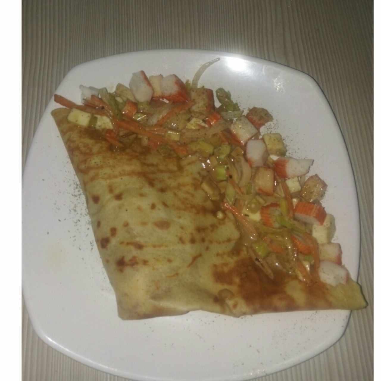 Crepes Camarón Thai