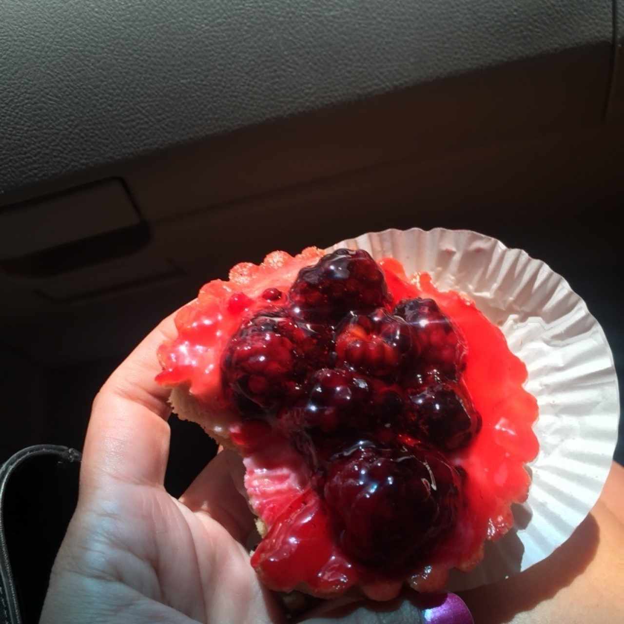tartaleta de mora (no aguanté para la foto) 