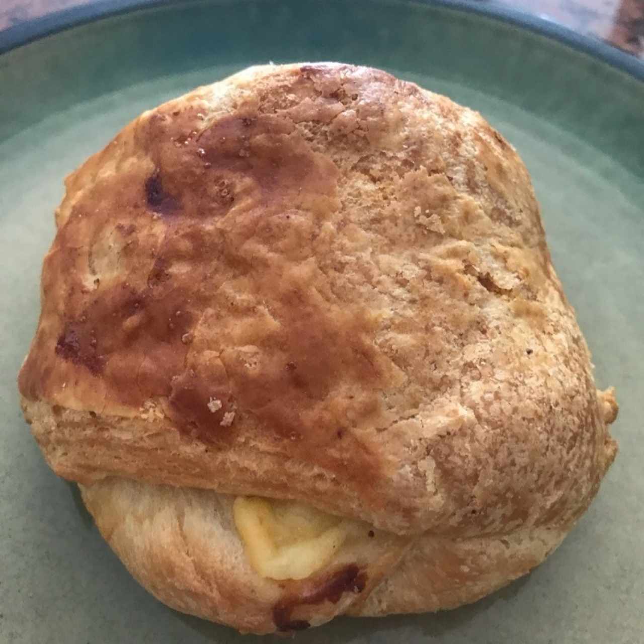 croissant de queso, excelente!