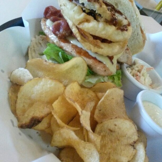 Hamburguesa La Barbacoa (Pollo) 