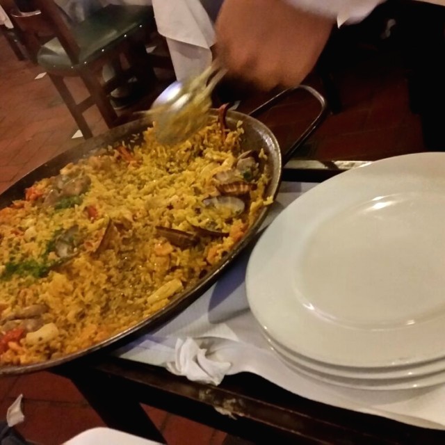 Una buena paella para celebrar el cumpleaños!