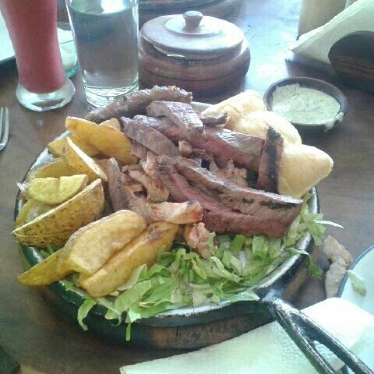 parrilla mixta