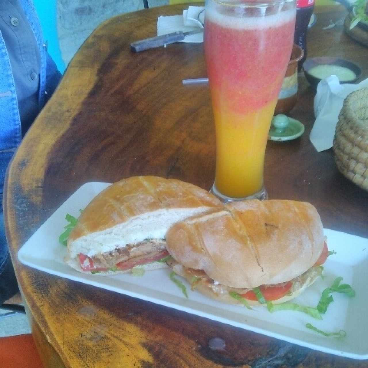 sándwich de pernil 