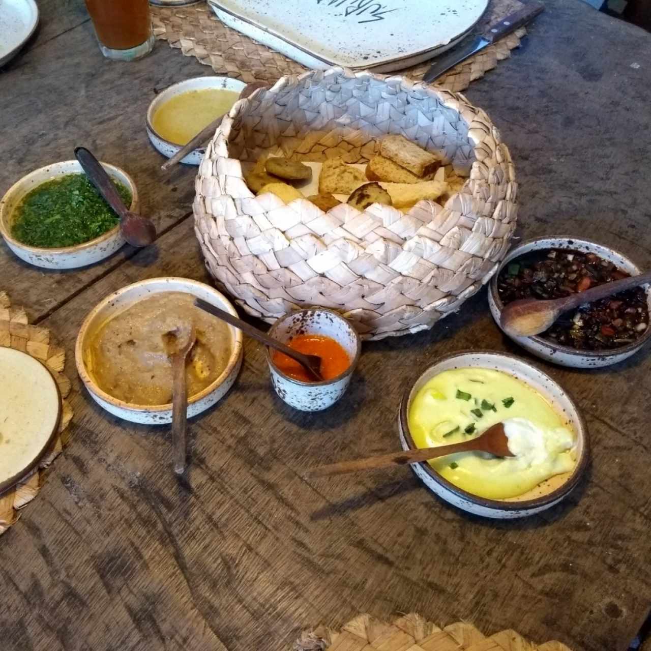 degustación de salsas