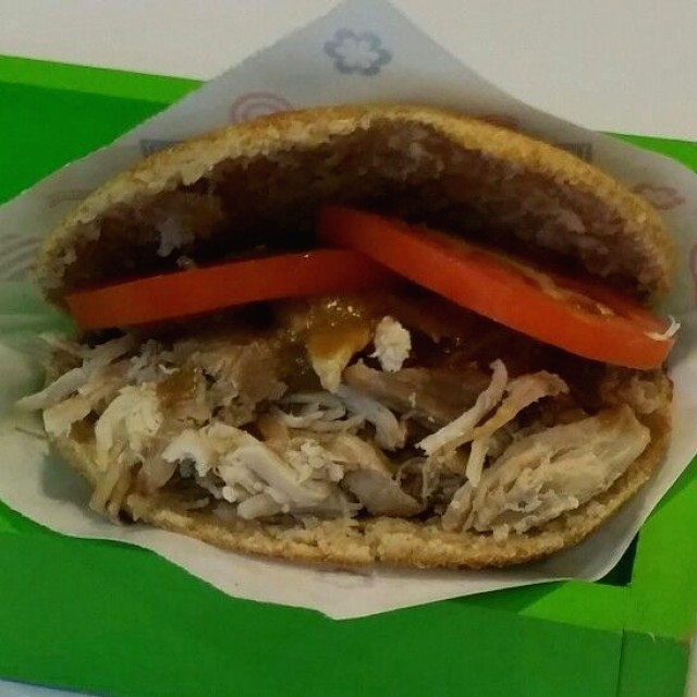 Arepa de pavo horneado 