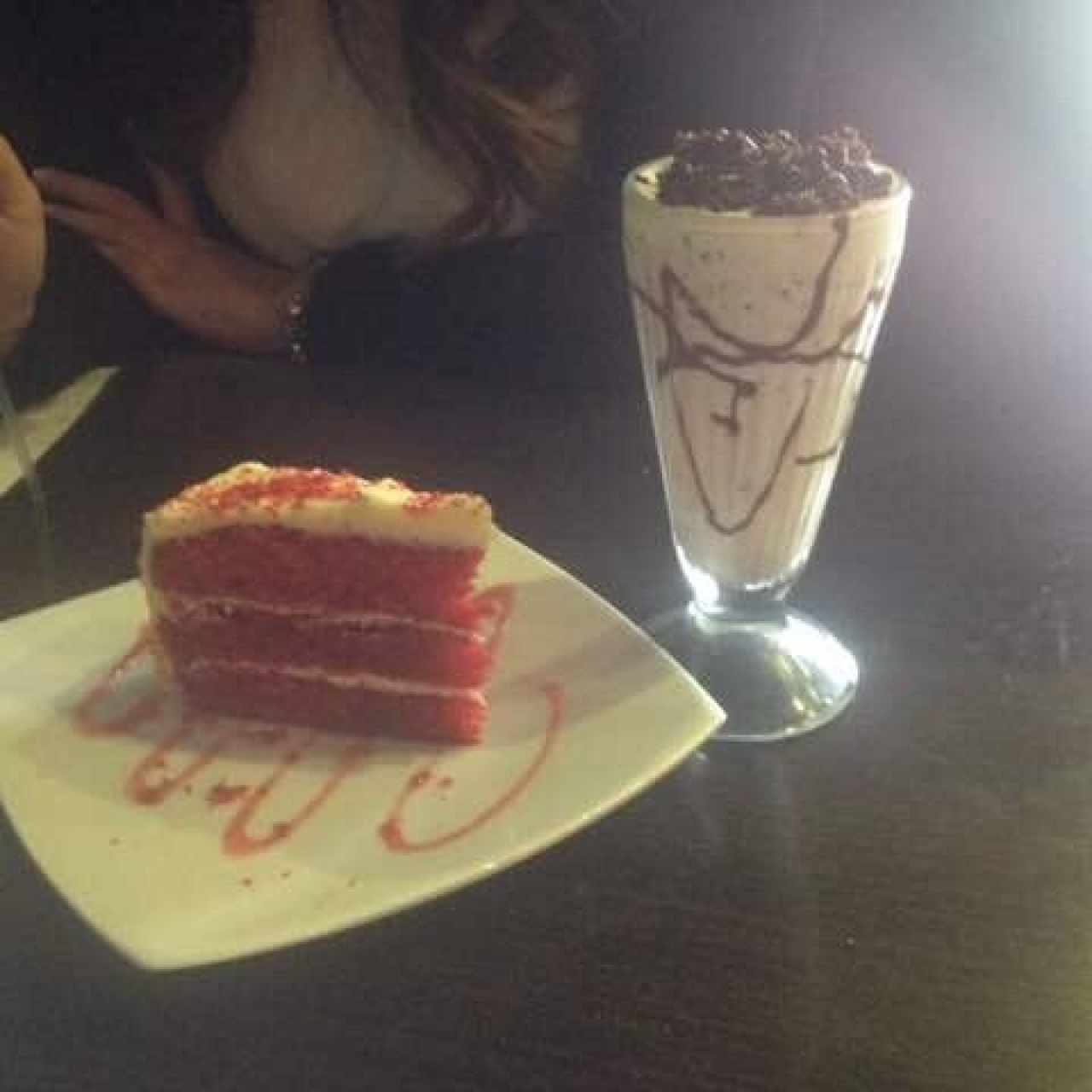 Merengada de brownie y Red Velvet