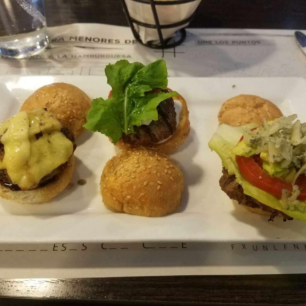 Slider trio