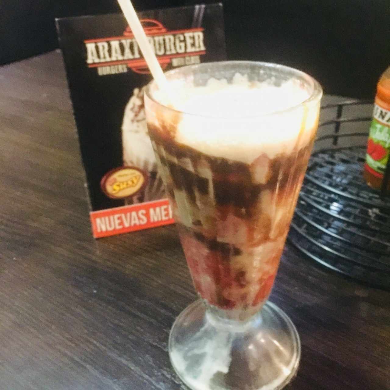 Banana split en merengada