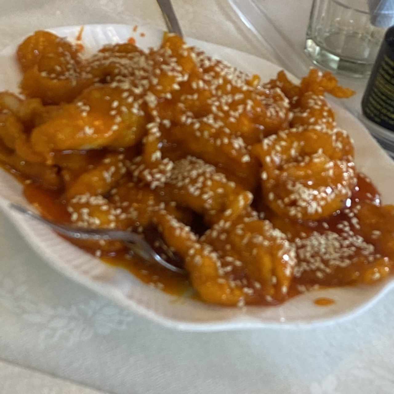 Pollo ajonjoli 