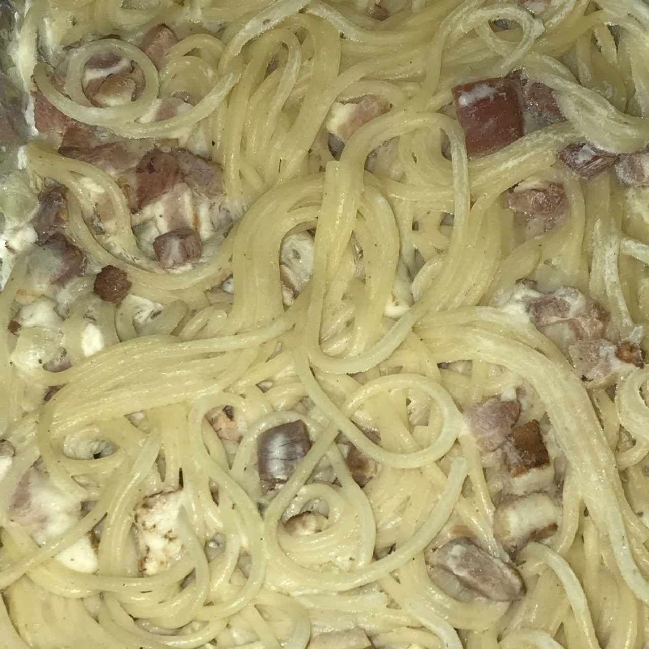 vermicelli carbonara, buenos