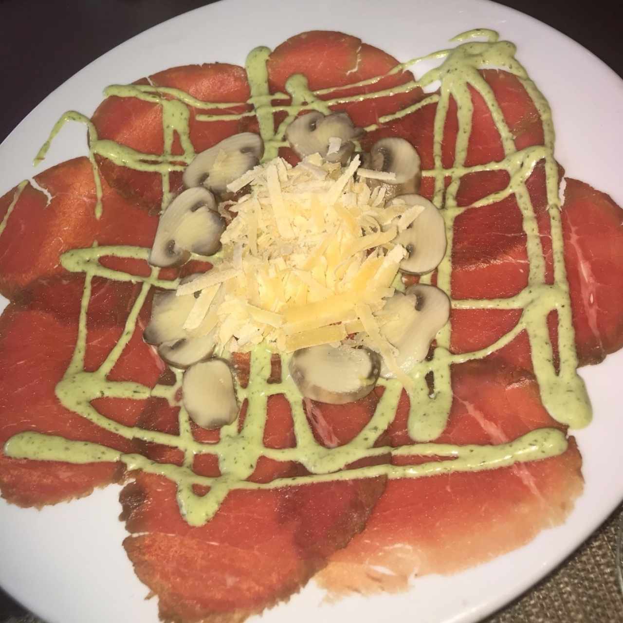 carpaccio de lomito