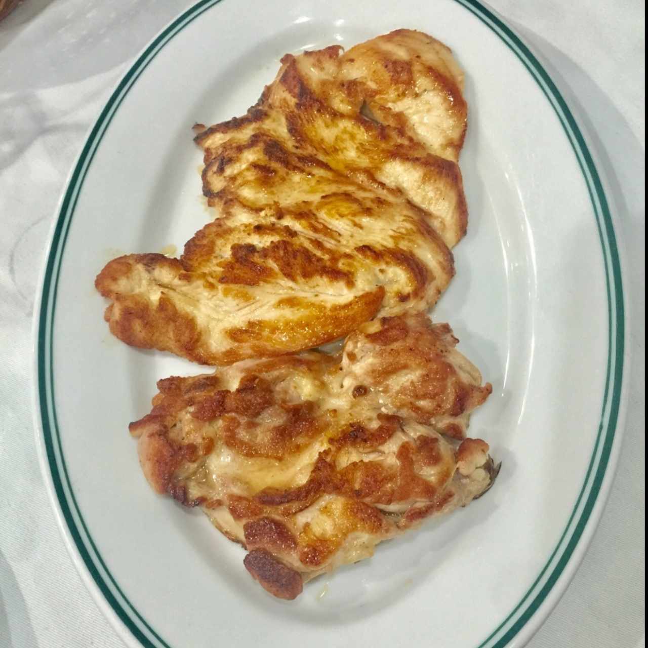 Pollo a la placha Close Up