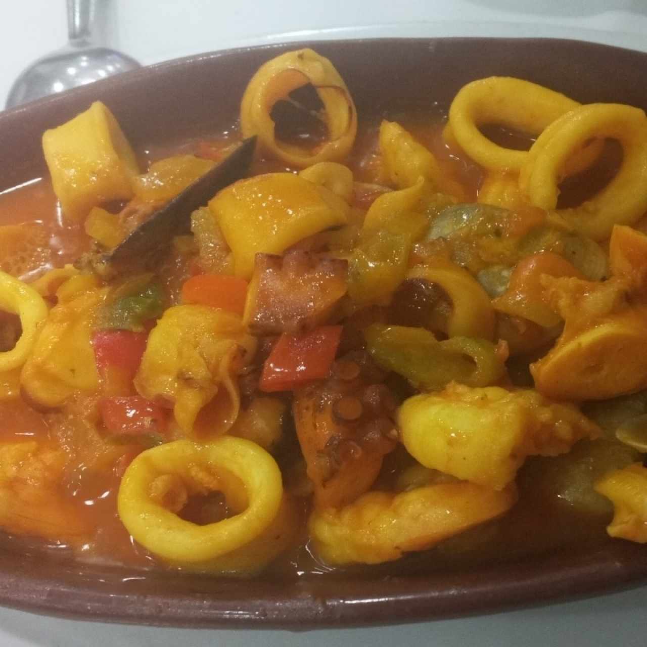 cazuela de mariscos 