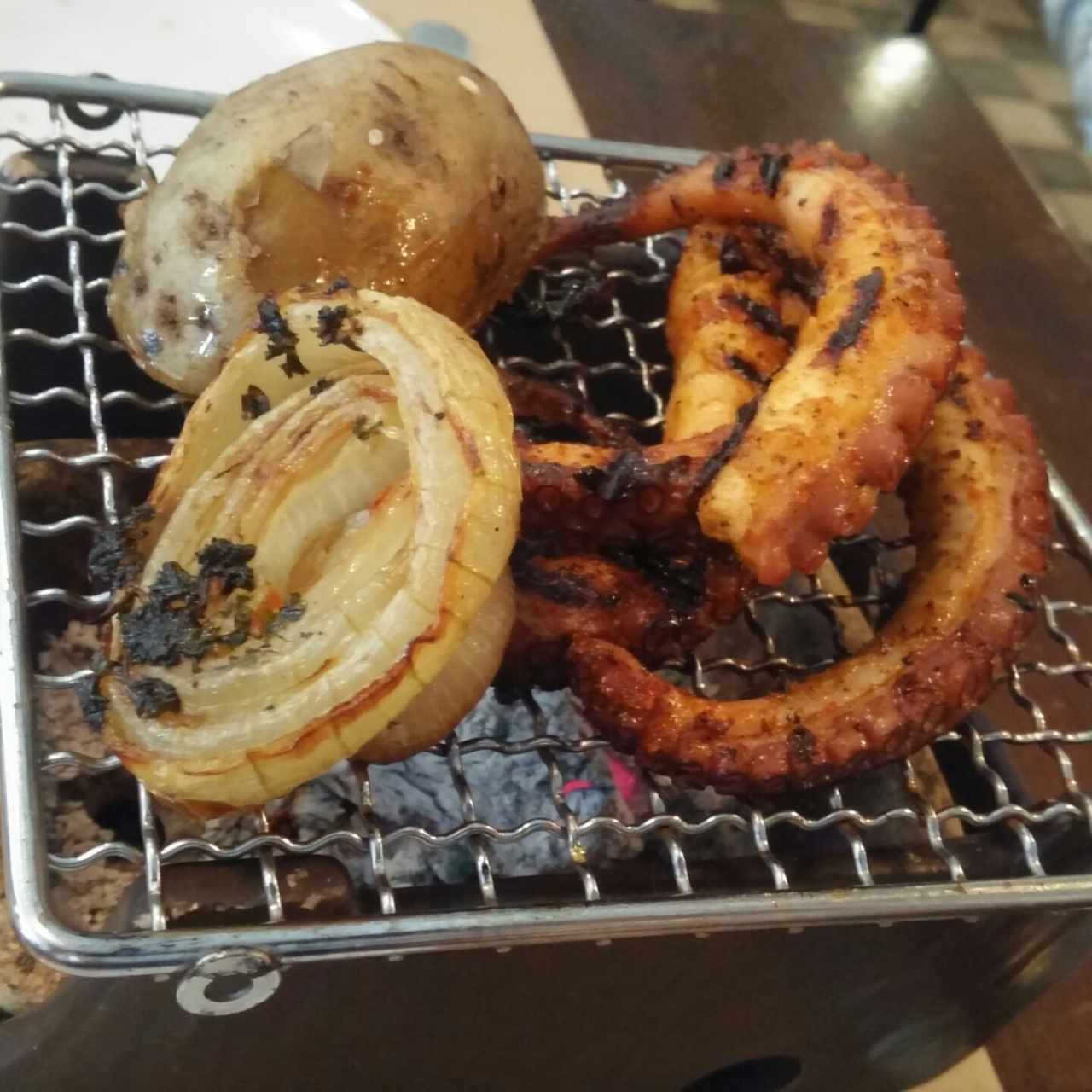 pulpo a la parrilla