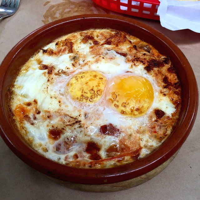 Huevos al sarten 
