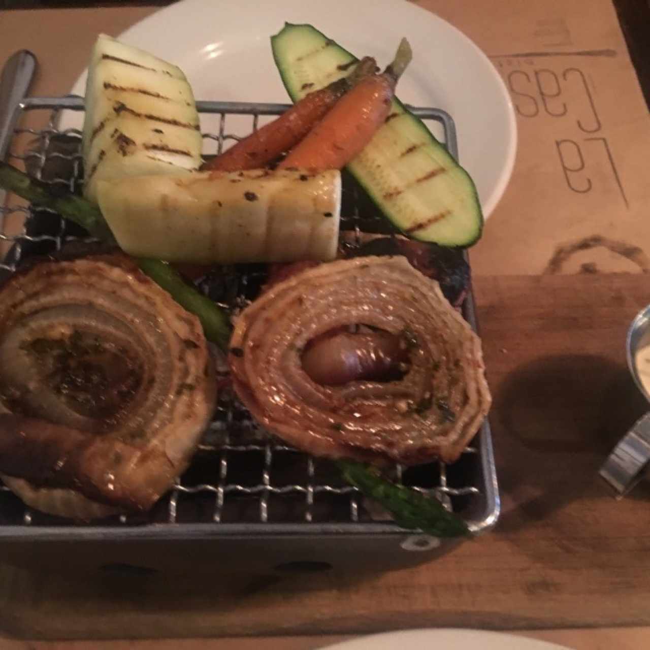parrilla de vegetales 
