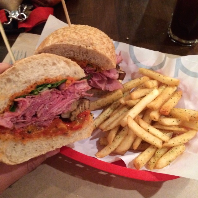 Sanduche de pastrami! 