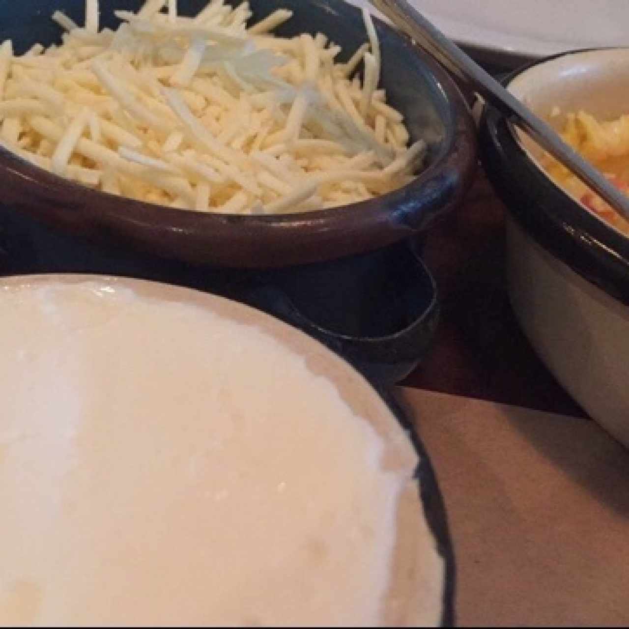 Nata, queso blanco y perico