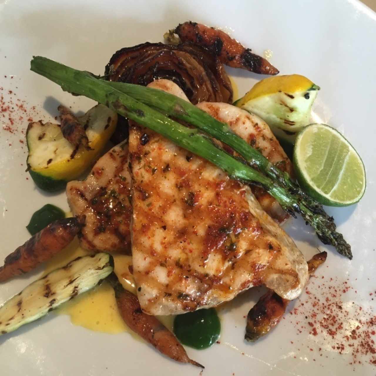 pescado al grill 