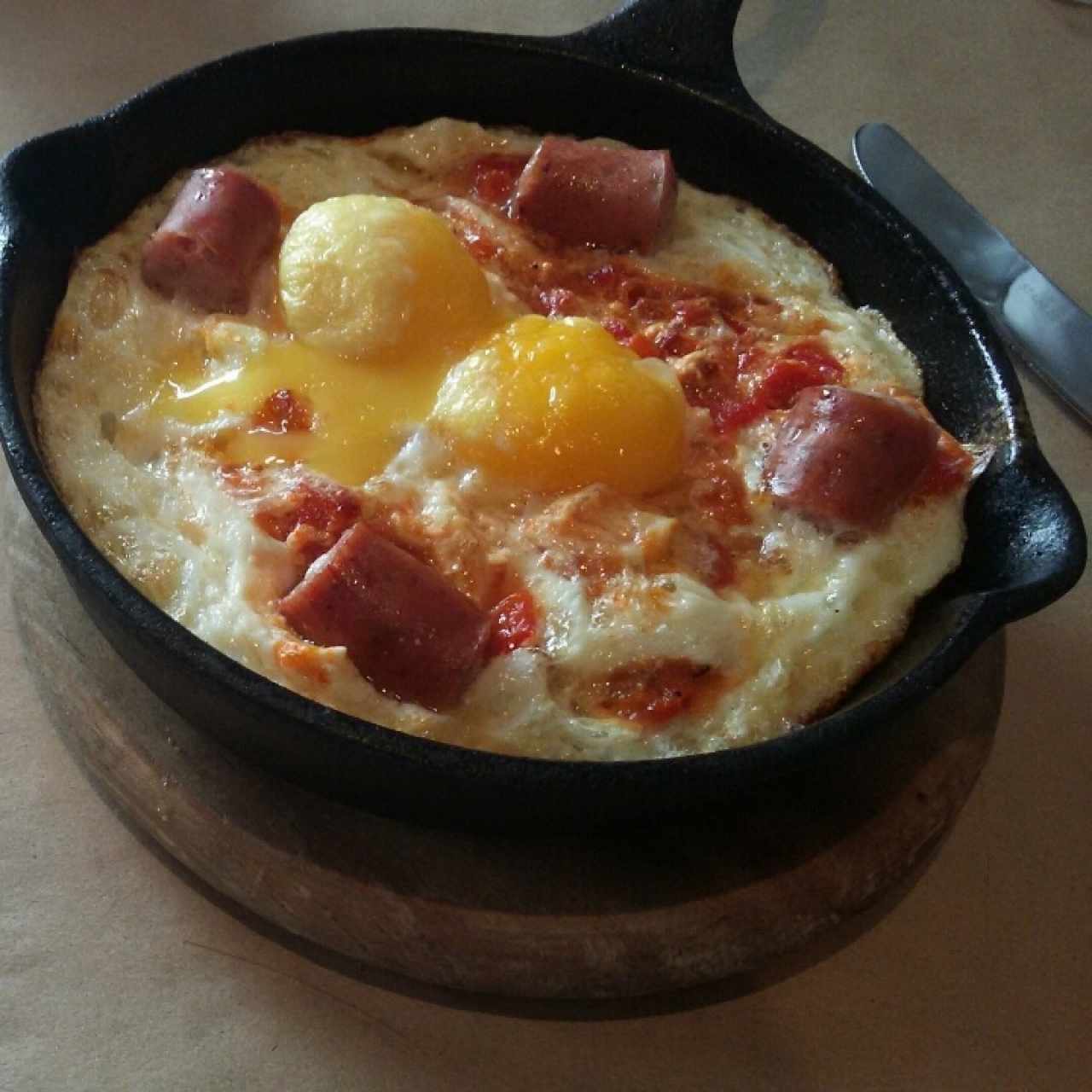 huevos al satén 