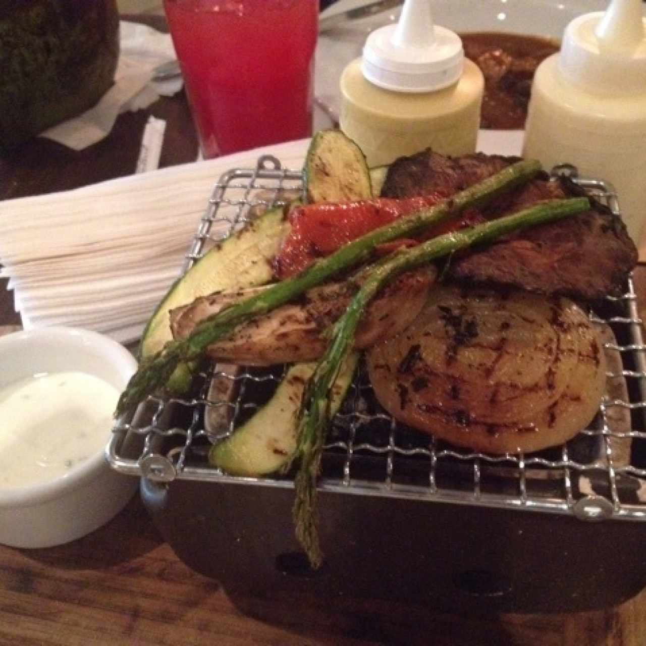 vegetales a la parrilla