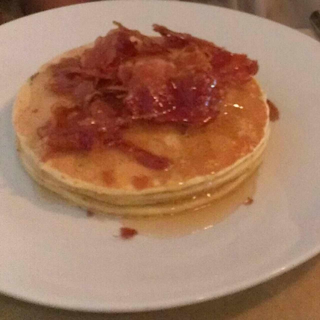Panquecas con Tocineta