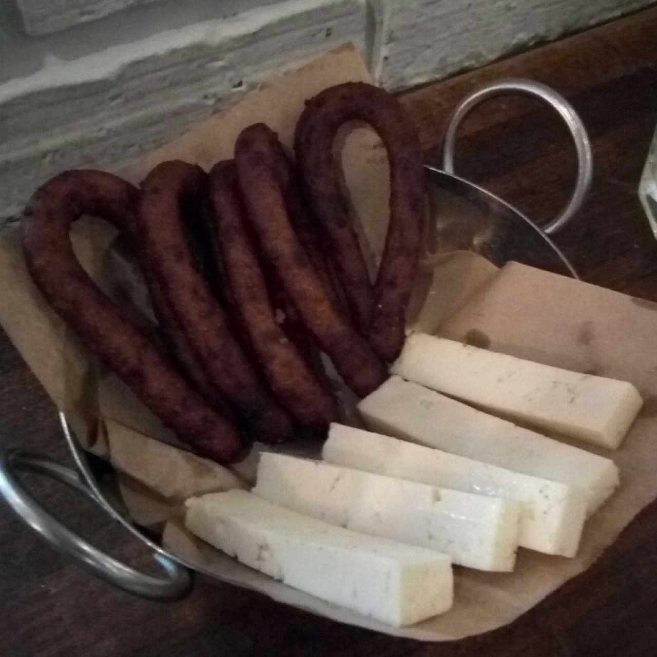 Ración de mandocas con queso