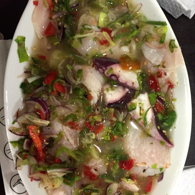 Ceviche Fujiyama, muy bueno!!!