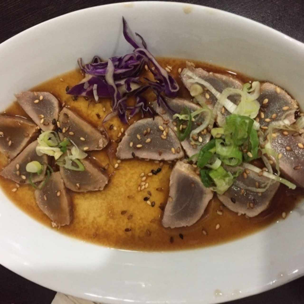 Rico Tataki de Atún, Excelente..!