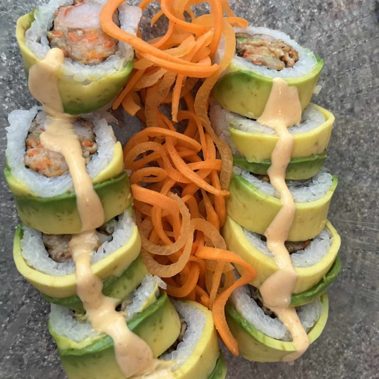 Dragon Roll…  (Para Llevar) Excelente!!
