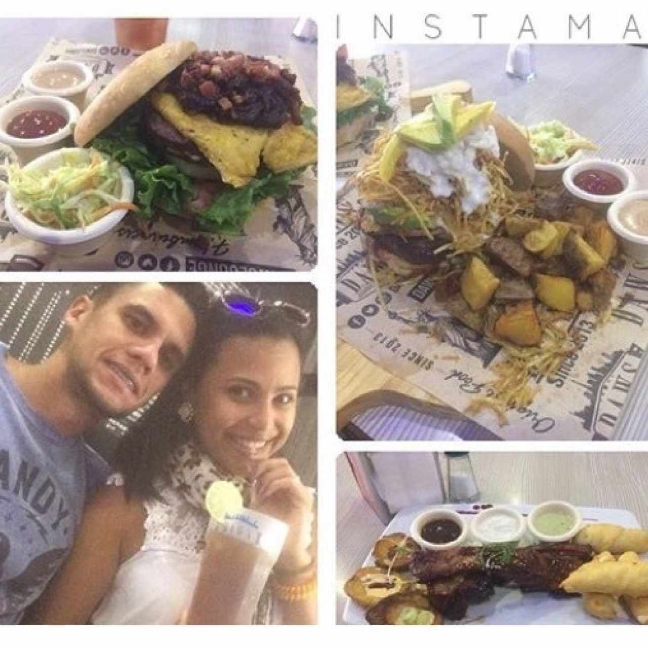 streetburguer , y no recuerdo los otros nombres jajajajja 
