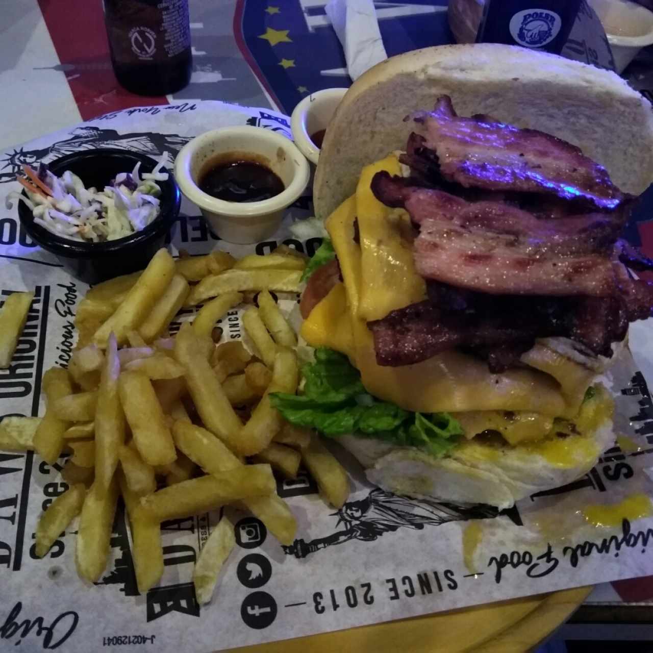 Hamburguesa La Gringa