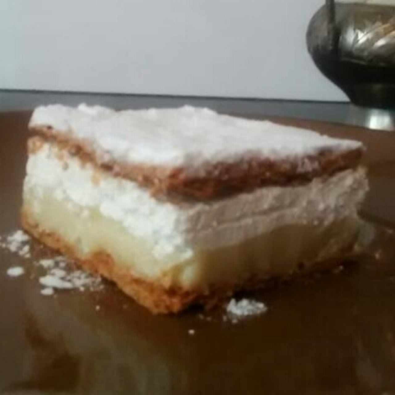Milhojas nata / crema pastelera