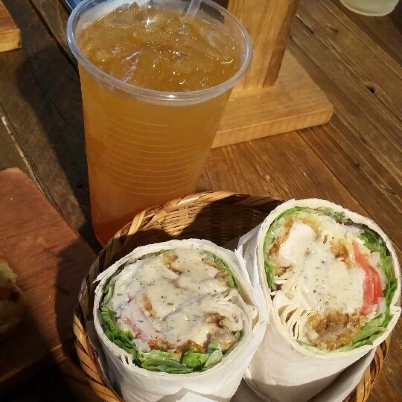 Wrap de pollo crispy