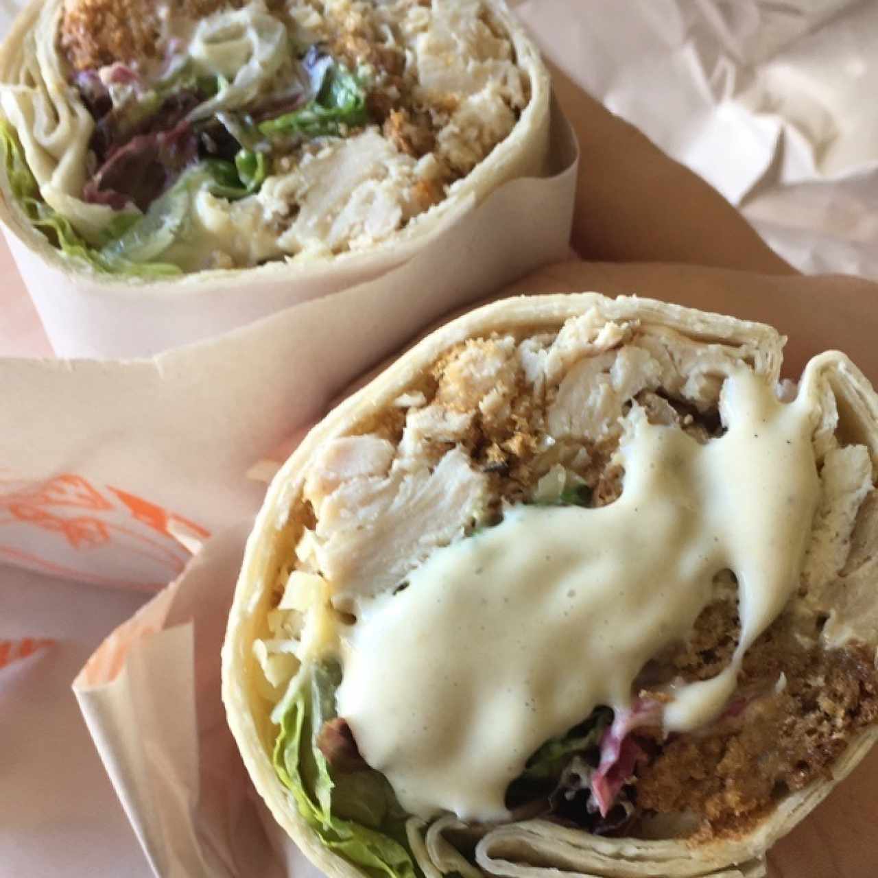 Wrap Cesar con Pollo 
