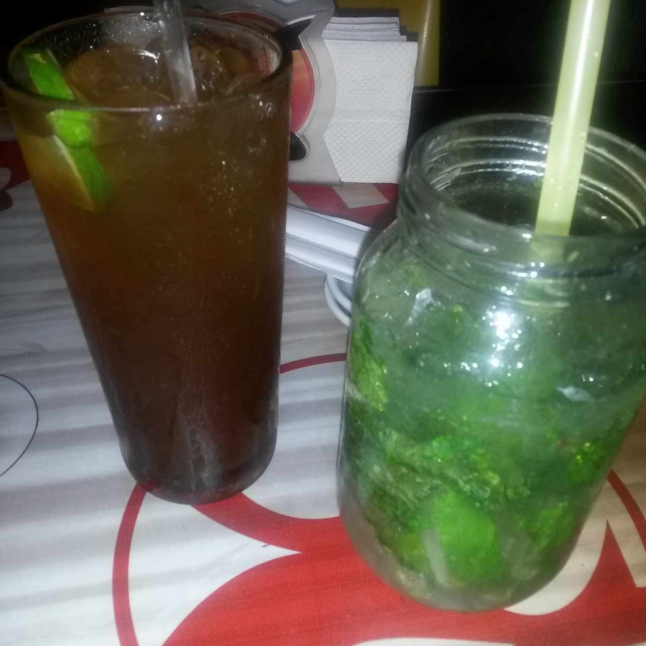Papelón con limón y Mojito Clásico 