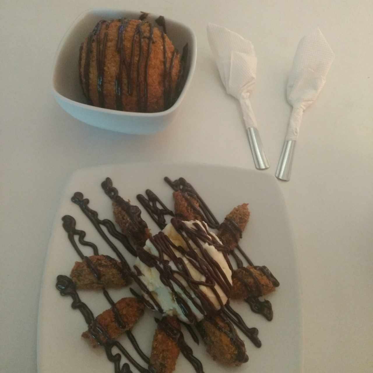 Helado Frito y Oreo Crunch
