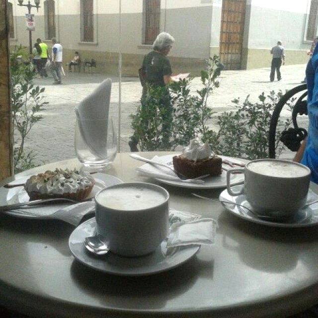 Pie de parchita y brownie