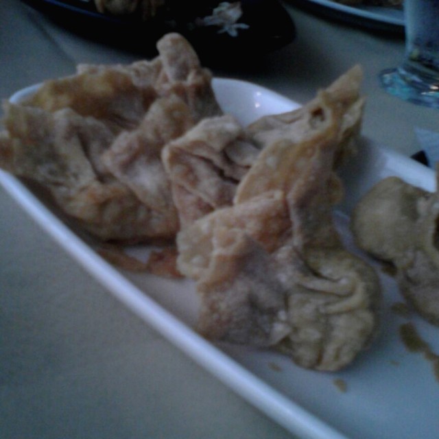 Wanton frito relleno