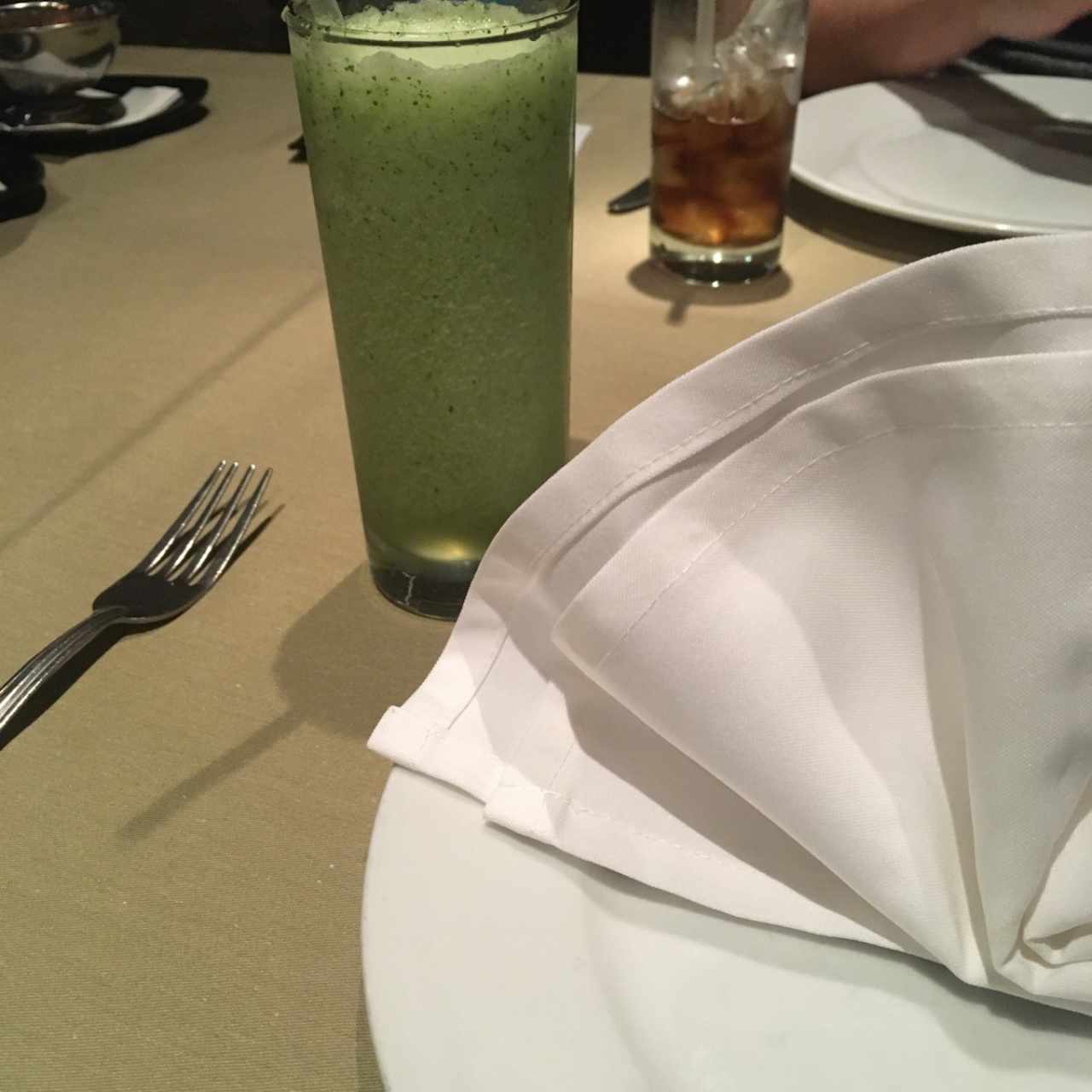 limonada frappe con hierbabuena de la casa 