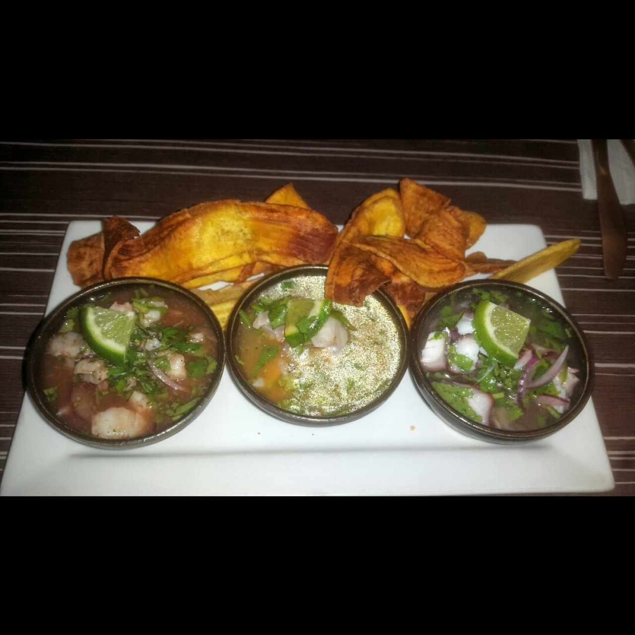 degustación de ceviches