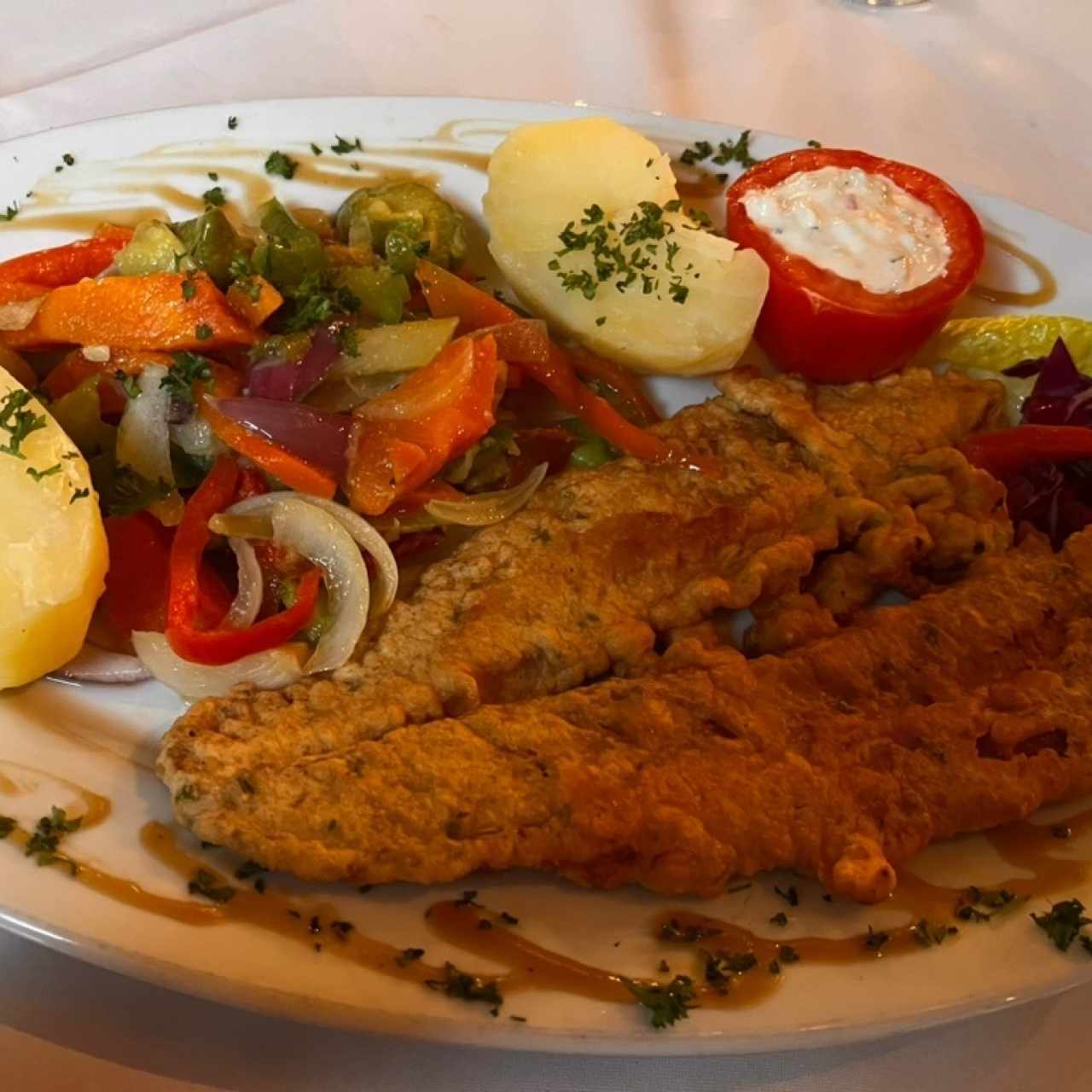 Filet de Pargo a la Romana