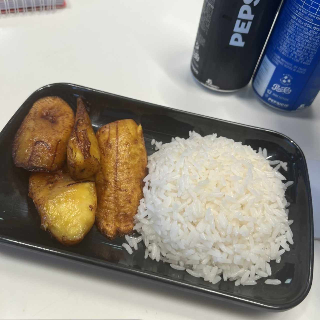 Arroz y tajadas