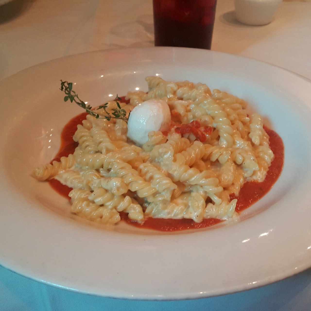 tornillitos con queso de bufala
