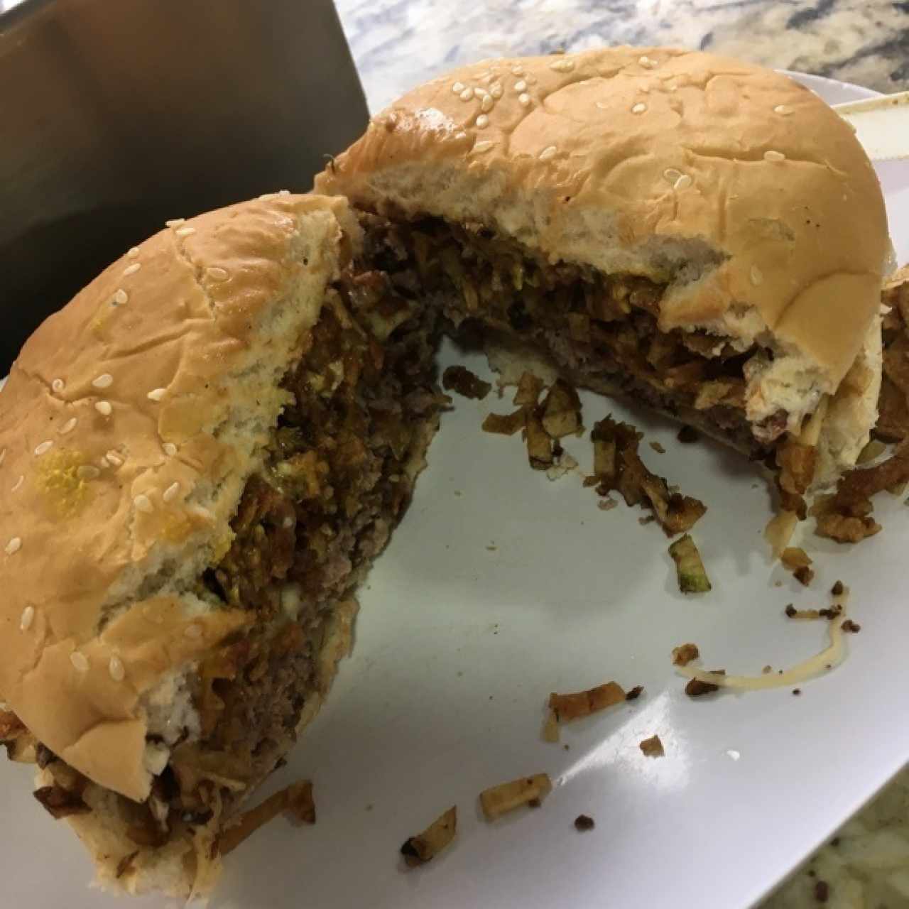 hamburguesa simple