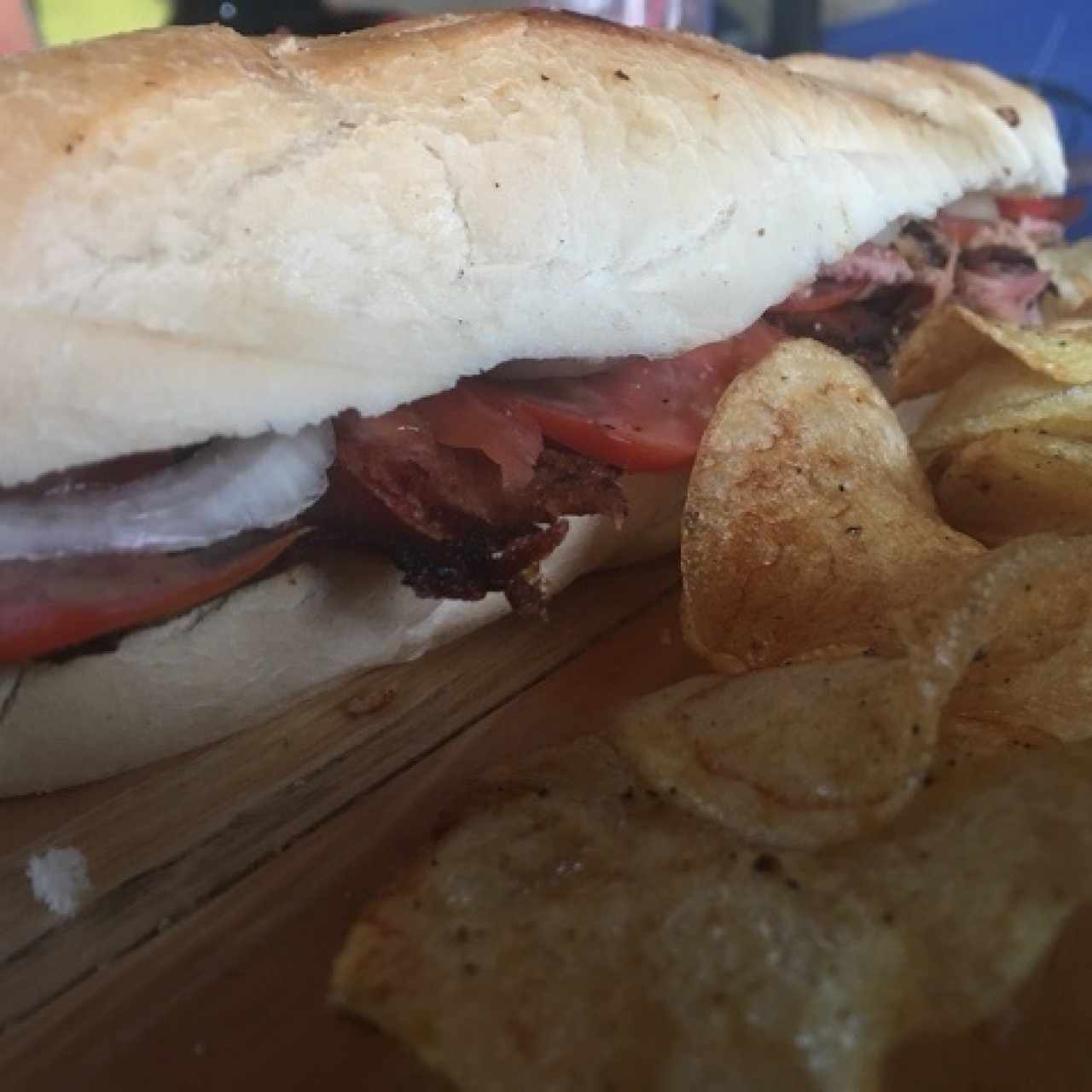 Sandwich de pernil horneado 