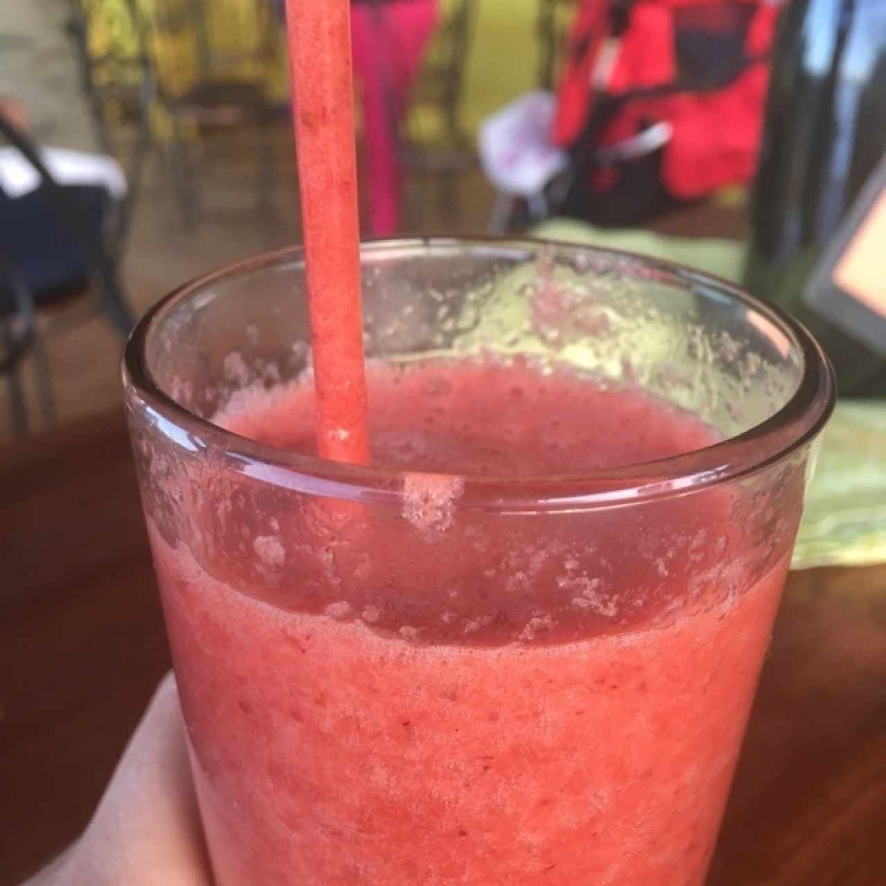 Jugo de fresas