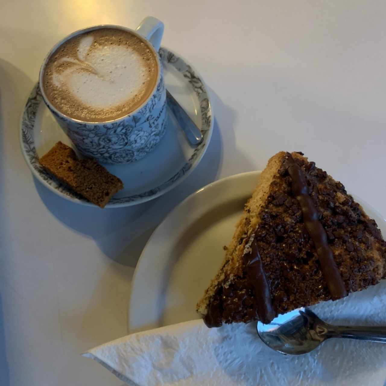 Moka y coffecake de chocolate