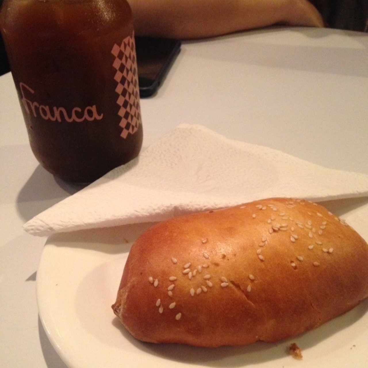 napolitano de jamón de pavo y papelon con limon 
